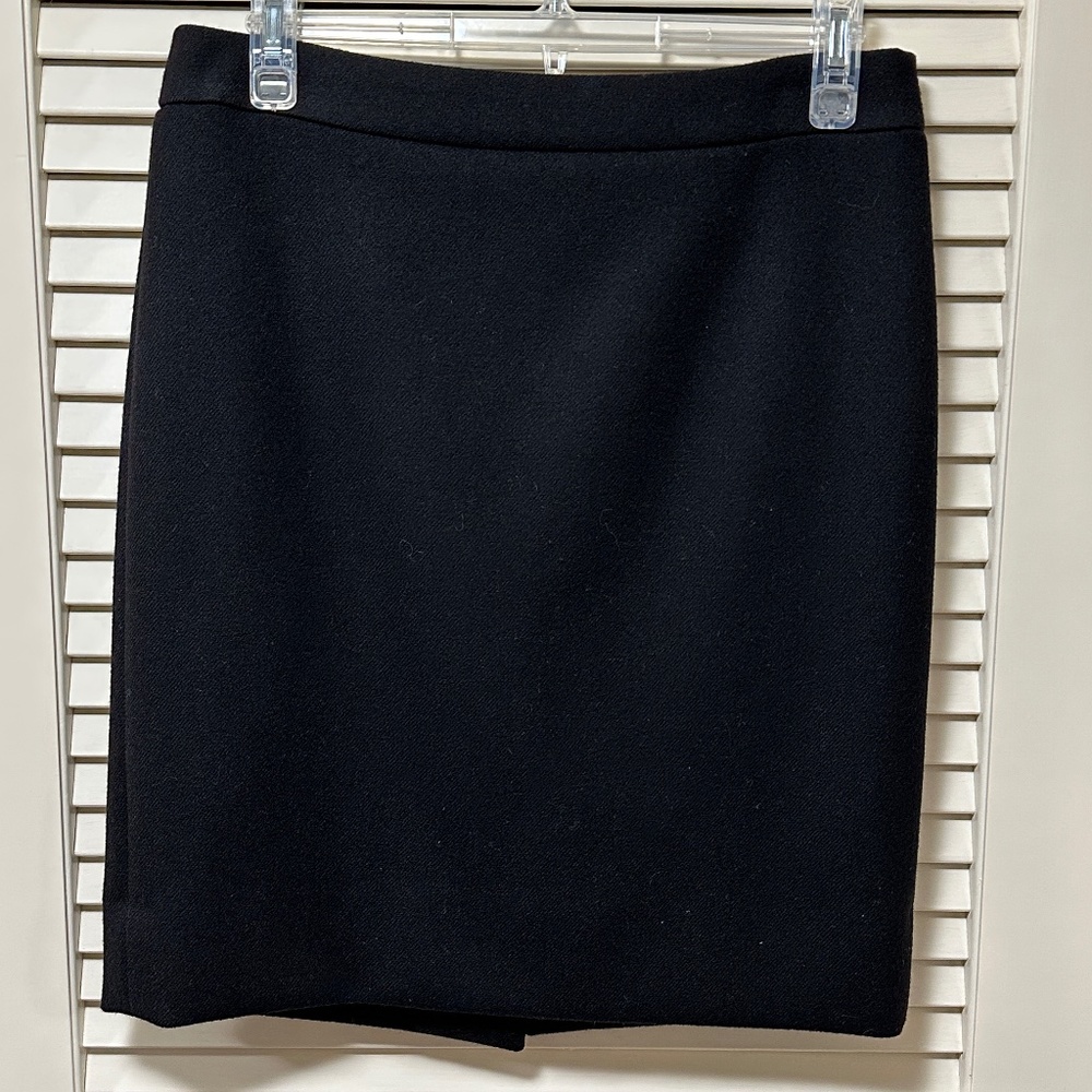 J Crew 100% Wool Pencil Skirt